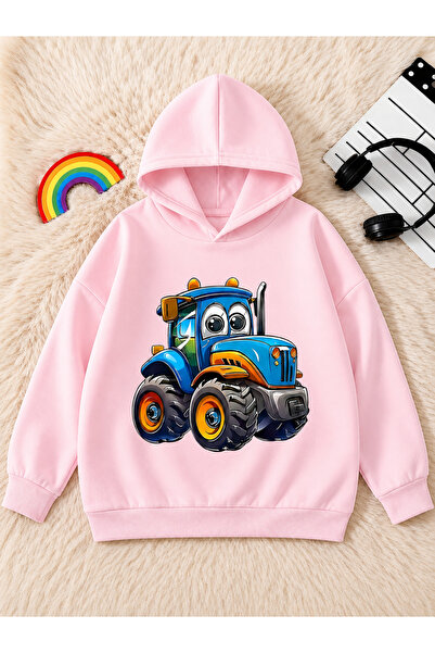 Cevval Children's Hooded Printed Sweatshirt
