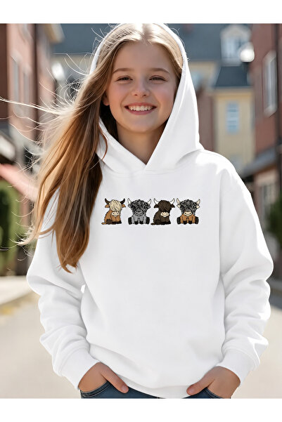 Cevval Children's Hooded Printed Sweatshirt