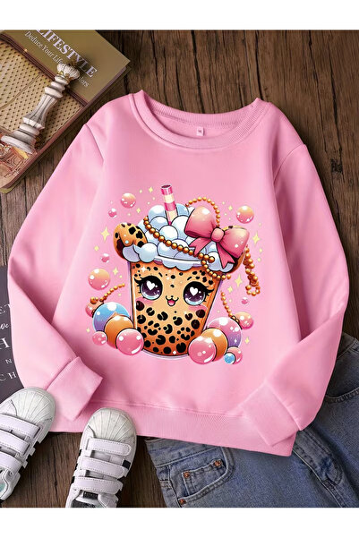 Cevval Children's Crew Neck Printed Sweatshirt