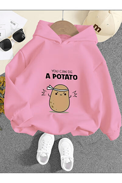 Cevval Children's Hooded Printed Sweatshirt