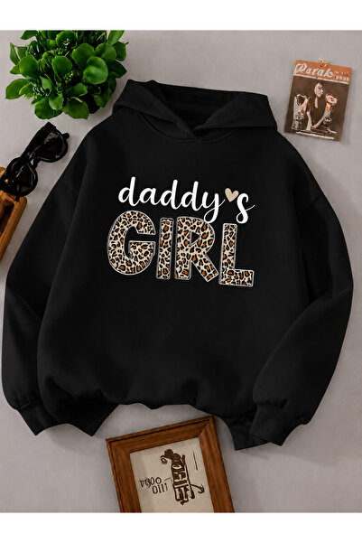 YUNAYT Children's Hooded Printed Sweatshirt