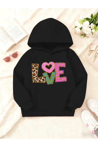 NIMBLECO Children's Hooded Printed Sweatshirt