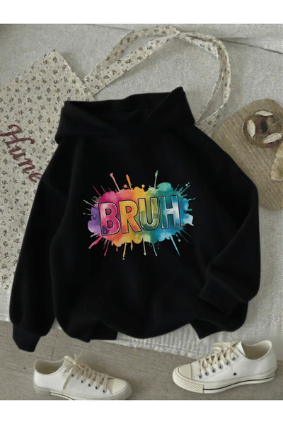 NIMBLECO Children's Hooded Printed Sweatshirt
