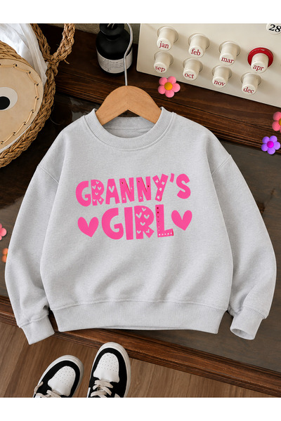 Cevval Children's Crew Neck Printed Sweatshirt