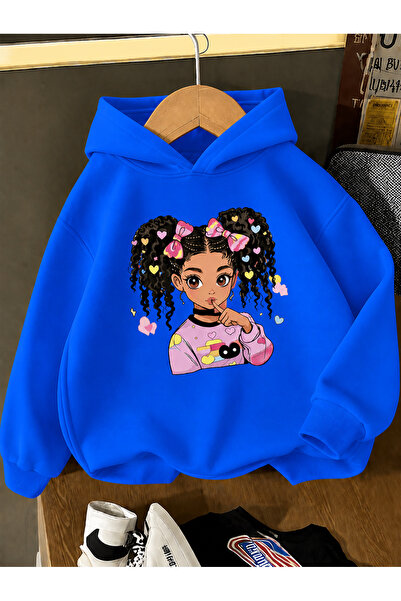 Cevval Children's Hooded Printed Sweatshirt