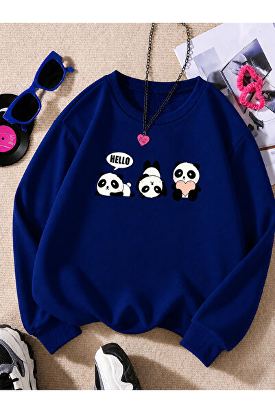 Cevval Children's Crew Neck Printed Sweatshirt