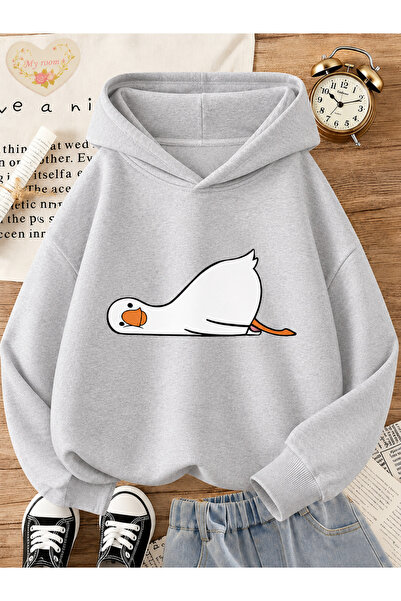 Cevval Children's Hooded Printed Sweatshirt