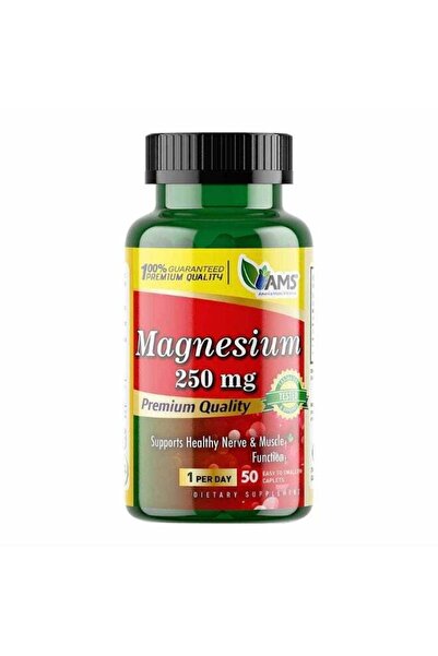 AMS Magnesium 250 mg Caplets – Daily Wellness & Nutritional Support Supplemen...