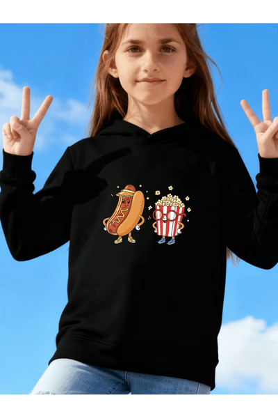 NIMBLECO Children's Hooded Printed Sweatshirt