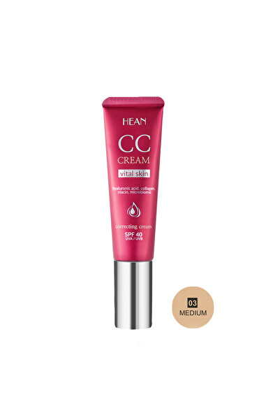 Hean CC Cream Vital Skin Acoperire Ușoară SPF40 - 03 MEDIUM 30ml