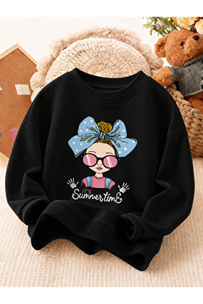 NIMBLECO Children's Crew Neck Printed Sweatshirt