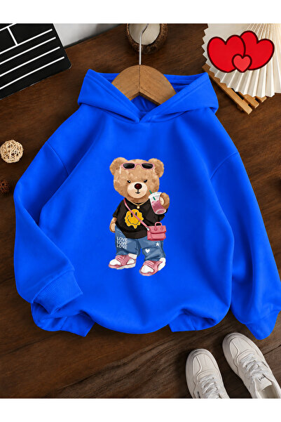 Cevval Children's Hooded Printed Sweatshirt