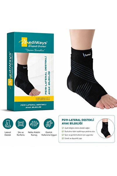 MEDİWAYS LATERAL DESTEKLİ AYAK BİLEKLİĞİ PS-19