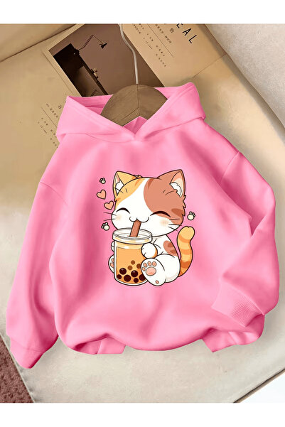 Cevval Children's Hooded Printed Sweatshirt