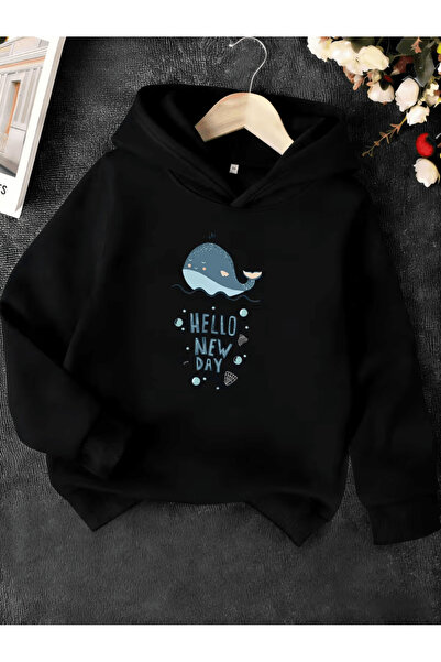 NIMBLECO Children's Hooded Printed Sweatshirt