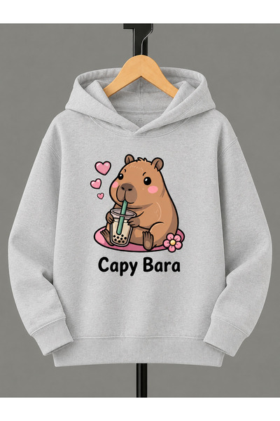 Cevval Children's Hooded Printed Sweatshirt