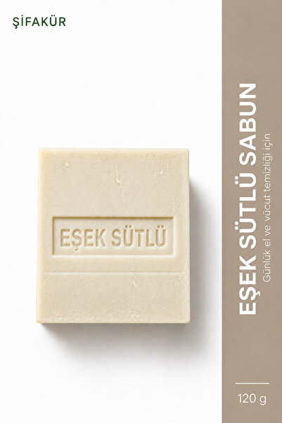 ŞİFAKÜR BİTKİSEL SAĞLIK ÜRÜNLERİ Eşek Sütü Sabunu 120 g Eşek Sütlü Katı Sabun...