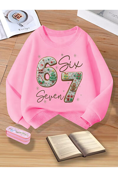 Cevval Children's Crew Neck Printed Sweatshirt