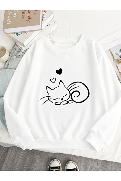 Cevval Children's Crew Neck Printed Sweatshirt