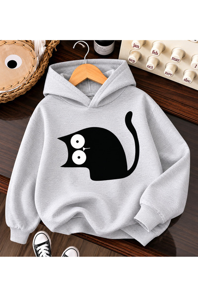 Cevval Children's Hooded Printed Sweatshirt