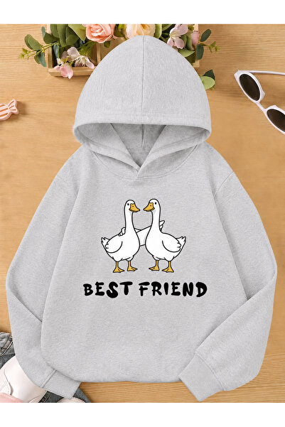 Cevval Children's Hooded Printed Sweatshirt
