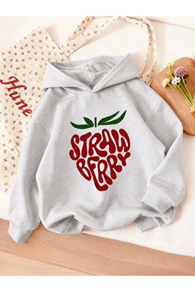 Cevval Children's Hooded Printed Sweatshirt