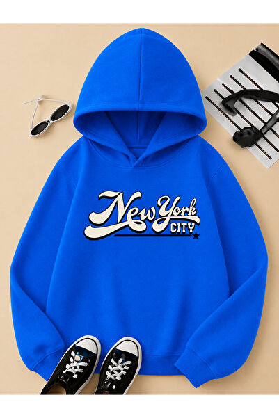Cevval Children's Hooded Printed Sweatshirt