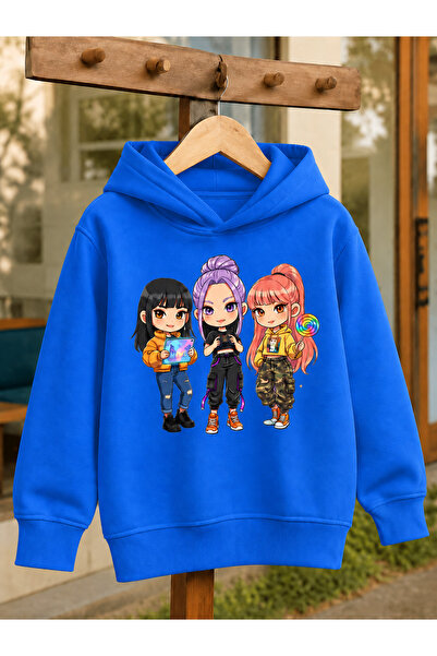 Cevval Children's Hooded Printed Sweatshirt