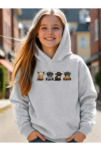 Cevval Children's Hooded Printed Sweatshirt