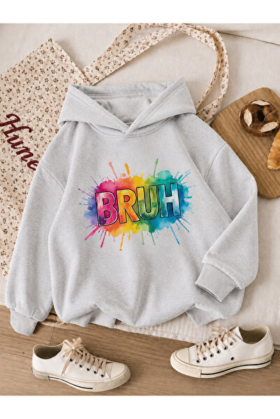 Cevval Children's Hooded Printed Sweatshirt