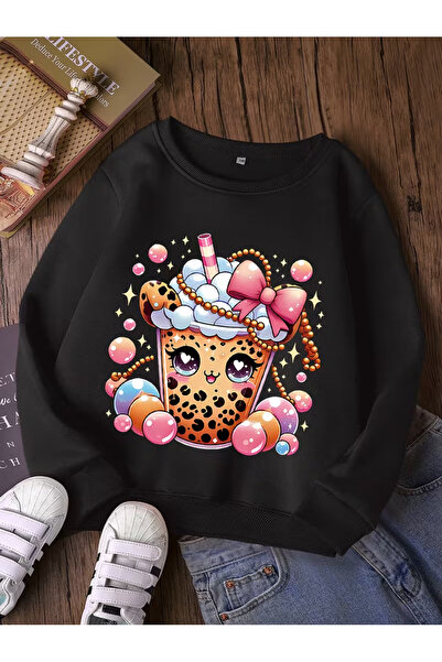 NIMBLECO Children's Crew Neck Printed Sweatshirt