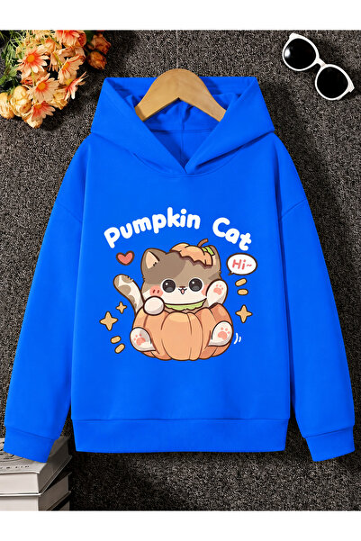Cevval Children's Hooded Printed Sweatshirt