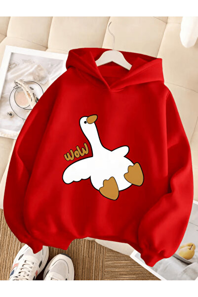 NIMBLECO Children's Hooded Printed Sweatshirt