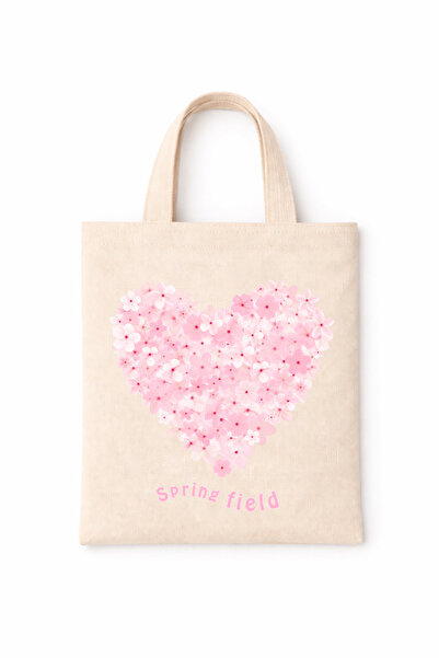 FANA Book Bag Colorful Slogan Printed Mini Canvas Tote Bag