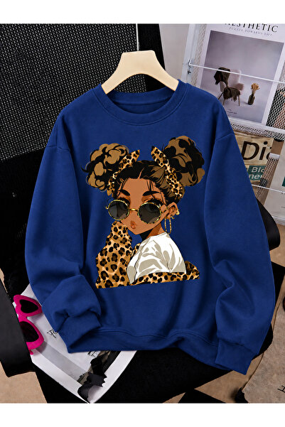 Cevval Children's Crew Neck Printed Sweatshirt