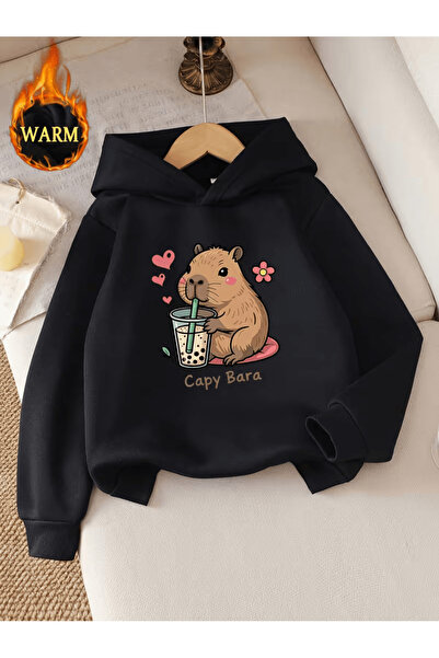 NIMBLECO Children's Hooded Printed Sweatshirt