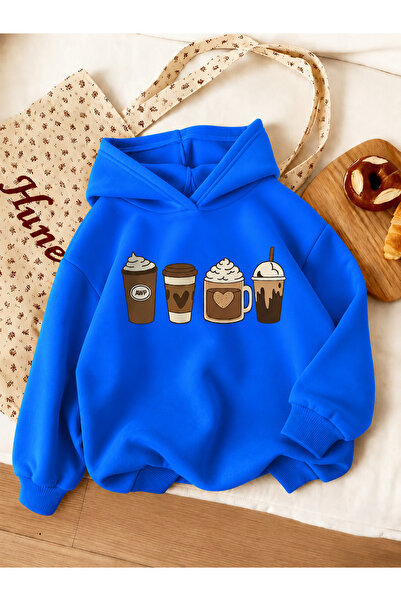 Cevval Children's Hooded Printed Sweatshirt