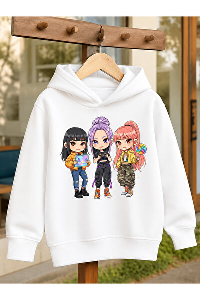 Cevval Children's Hooded Printed Sweatshirt