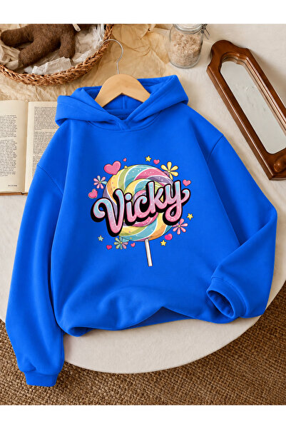 Cevval Children's Hooded Printed Sweatshirt