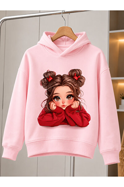 Cevval Children's Hooded Printed Sweatshirt