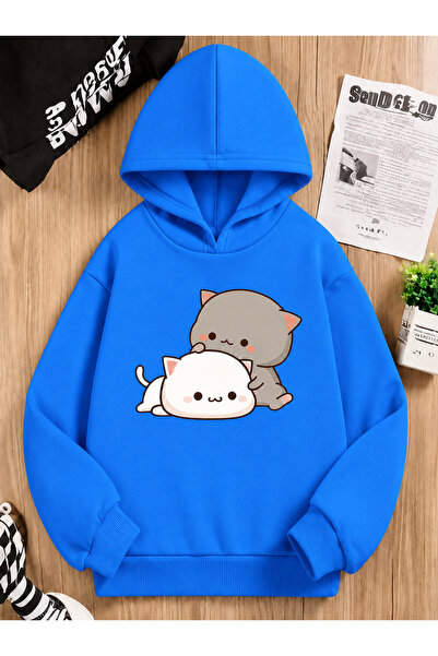 Cevval Children's Hooded Printed Sweatshirt