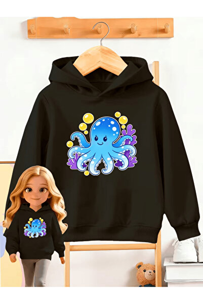 NIMBLECO Children's Hooded Printed Sweatshirt