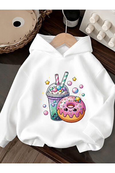 Cevval Children's Hooded Printed Sweatshirt