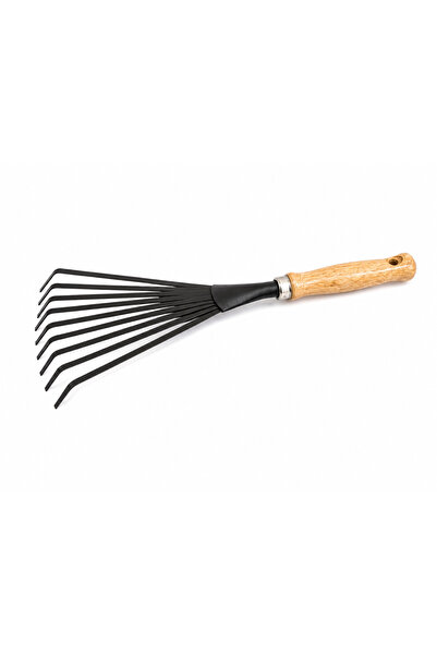 Granada Manual Garden Pruning and Cleaning Rake with Wooden Handle - Made in ...