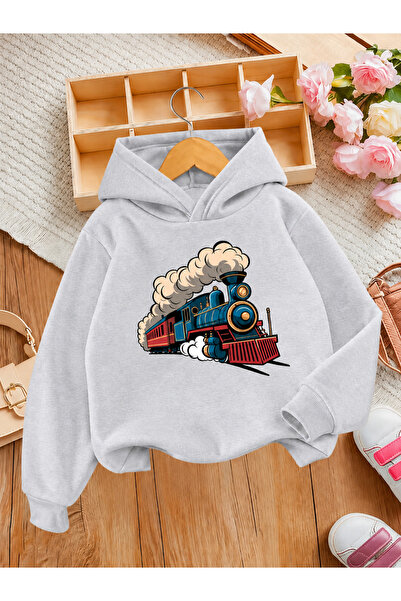 Cevval Children's Hooded Printed Sweatshirt