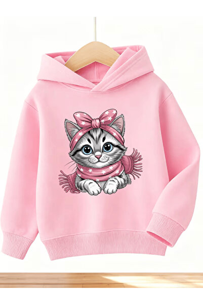 Cevval Children's Hooded Printed Sweatshirt