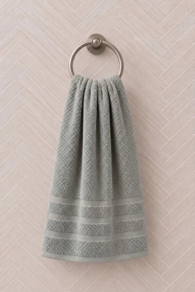 Anılsan Berrak Hand Towel 50X90 - Gray - 100% Cotton