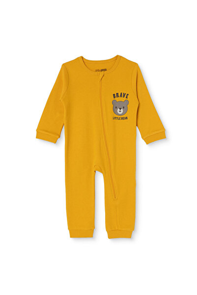 ebebek Hello Baby HelloBaby Erkek Bebek Patiksiz Tulum Bisiklet Yaka Uzun Kol...