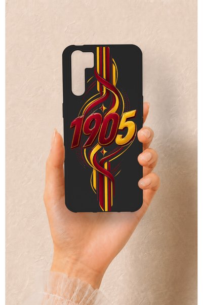 Vip Case حافظة سيليكون مزخرفة بنمط اللبلاب باللون الأصفر والأحمر متوافقة مع ه...