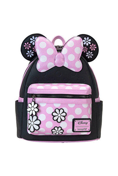 Loungefly Disney Minnie Floral Rock the Dots backpack